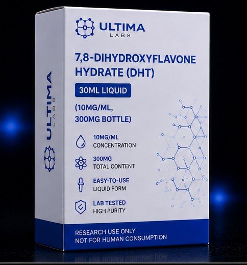 7,8-DIHYDROXYFLAVONE HYDRATE (DHT) 30ML LIQUID (10MG/ML, 300MG BOTTLE) - Image 2