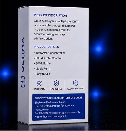 7,8-DIHYDROXYFLAVONE HYDRATE (DHT) 30ML LIQUID (10MG/ML, 300MG BOTTLE) - Image 3