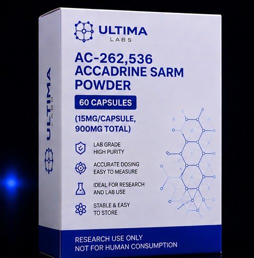 AC-262,536 ACCADRINE SARM POWDER (60 CAPSULES) (15MG/CAPSULE, 900MG TOTAL) - Image 2