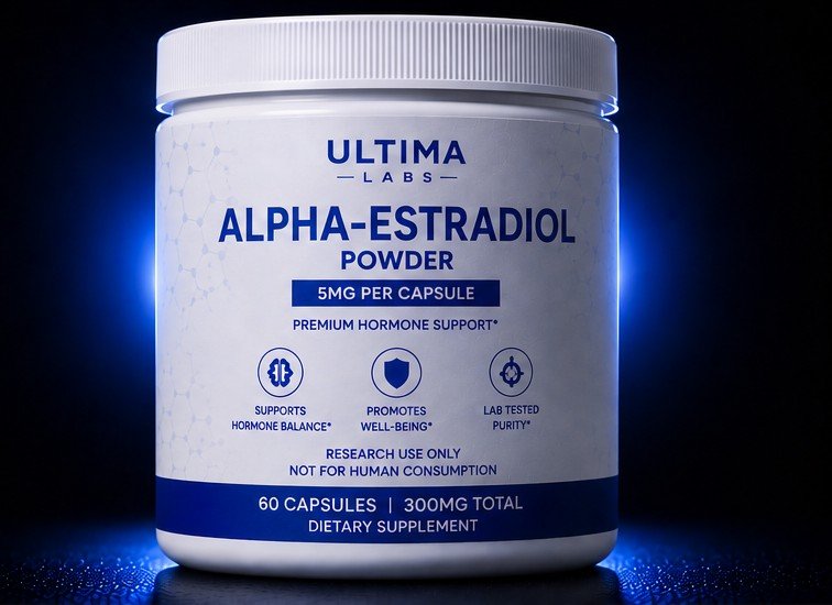 ALPHA-ESTRADIOL POWDER (60 CAPSULES) (5MG/CAPSULE, 300MG TOTAL)