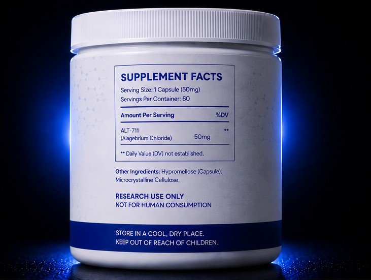 ALT-711 (ALAGEBRIUM CHLORIDE) POWDER (60 CAPSULES) (50MG/CAPSULE, 3000MG TOTAL) - Image 2