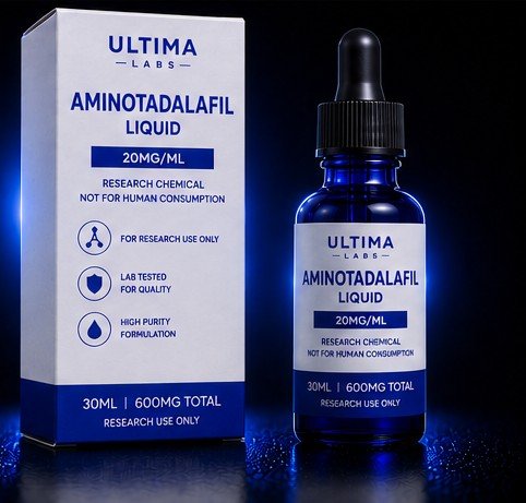 AMINOTADALAFIL 30ML LIQUID (20MG/ML, 600MG BOTTLE)