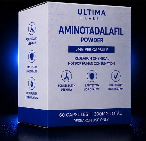AMINOTADALAFIL POWDER (60 CAPSULES) (5MG/CAPSULE, 300MG TOTAL) - Image 4
