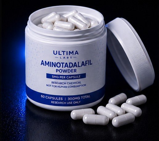 AMINOTADALAFIL POWDER (60 CAPSULES) (5MG/CAPSULE, 300MG TOTAL) - Image 3