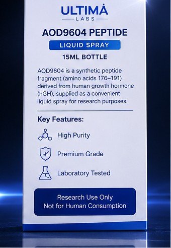 AOD9604 PEPTIDE LIQUID SPRAY 15ML BOTTLE - Image 5