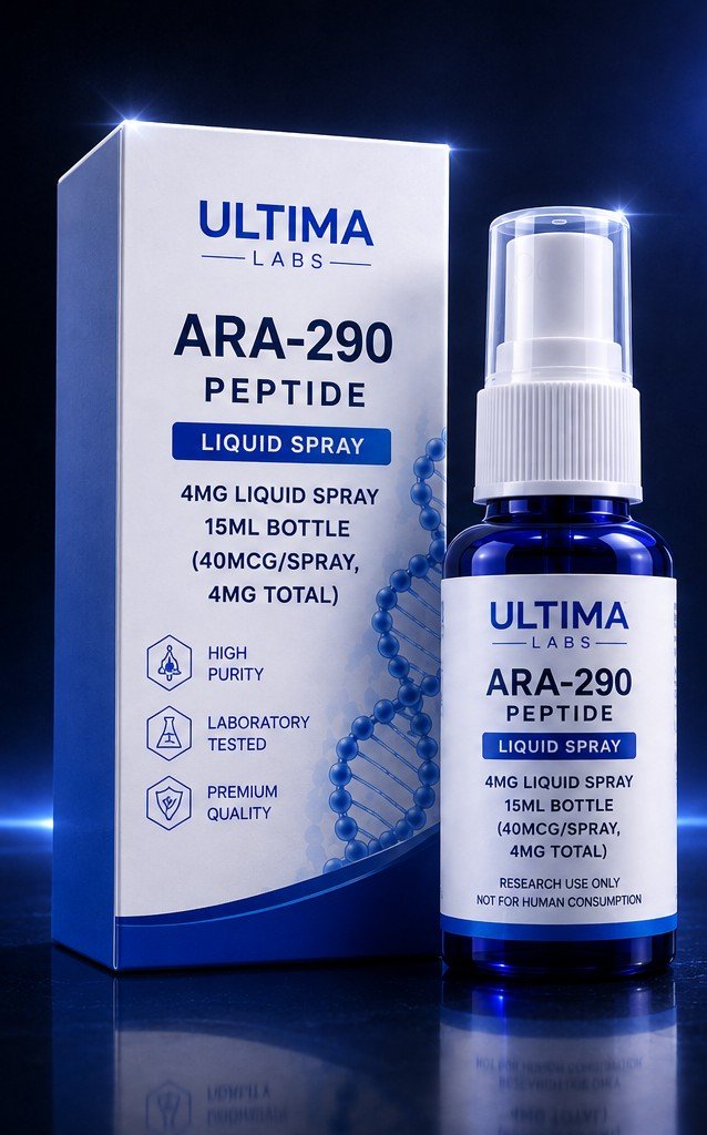 ARA-290 PEPTIDE 4MG LIQUID SPRAY 15ML BOTTLE (40MCG/SPRAY, 4MG TOTAL)