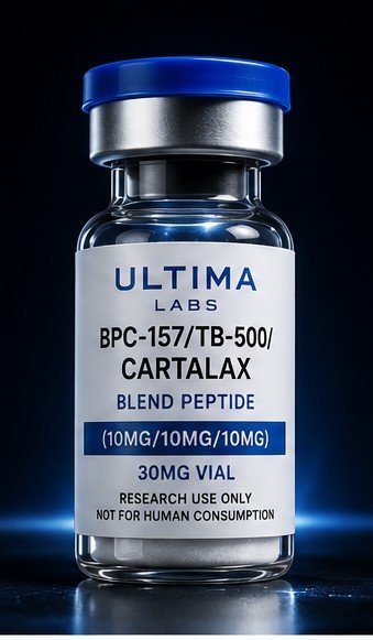 BPC-157/TB-500/CARTALAX BLEND PEPTIDE (10MG/10MG/10MG) 30MG VIAL - Image 2