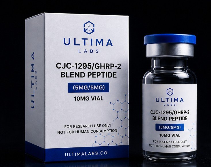 CJC-1295 / GHRP-2 Blend Peptide (5mg/5mg) 10mg Vial