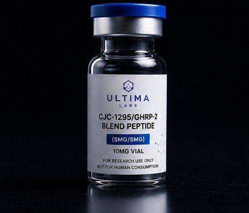 CJC-1295 / GHRP-2 Blend Peptide (5mg/5mg) 10mg Vial - Image 3