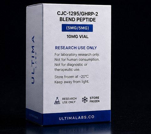 CJC-1295 / GHRP-2 Blend Peptide (5mg/5mg) 10mg Vial - Image 4