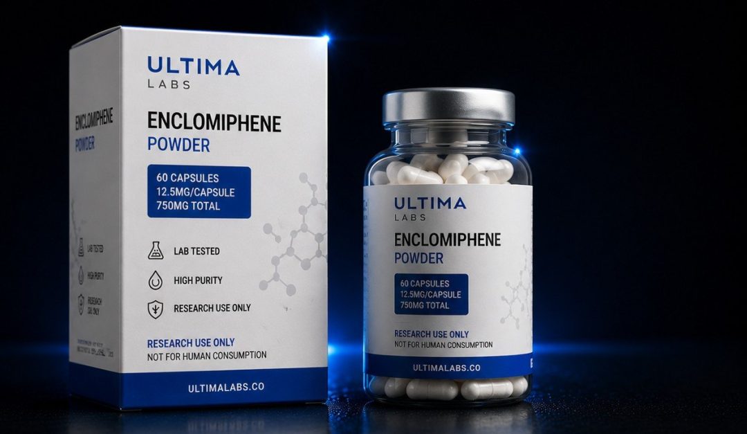 ENCLOMIPHENE POWDER (60 CAPSULES) (12.5MG/CAPSULE, 750MG TOTAL)