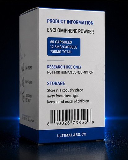 ENCLOMIPHENE POWDER (60 CAPSULES) (12.5MG/CAPSULE, 750MG TOTAL) - Image 4