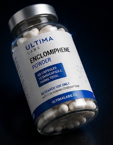 ENCLOMIPHENE POWDER (60 CAPSULES) (12.5MG/CAPSULE, 750MG TOTAL) - Image 2