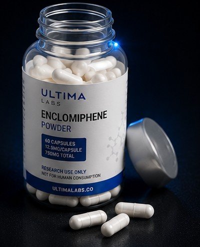 ENCLOMIPHENE POWDER (60 CAPSULES) (12.5MG/CAPSULE, 750MG TOTAL) - Image 3