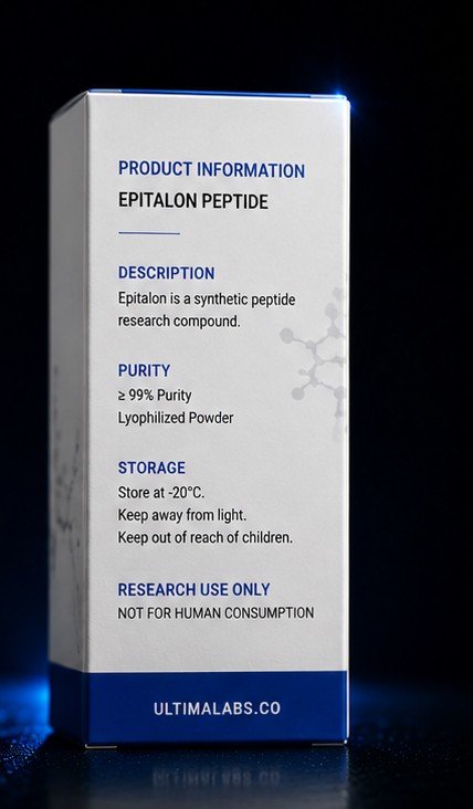 Epitalon 10mg Research Peptide Vial 99% - Image 2