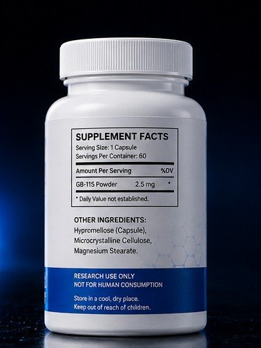 GB-115 POWDER (60 CAPSULES) (2.5MG/CAPSULE, 150MG TOTAL) - Image 2