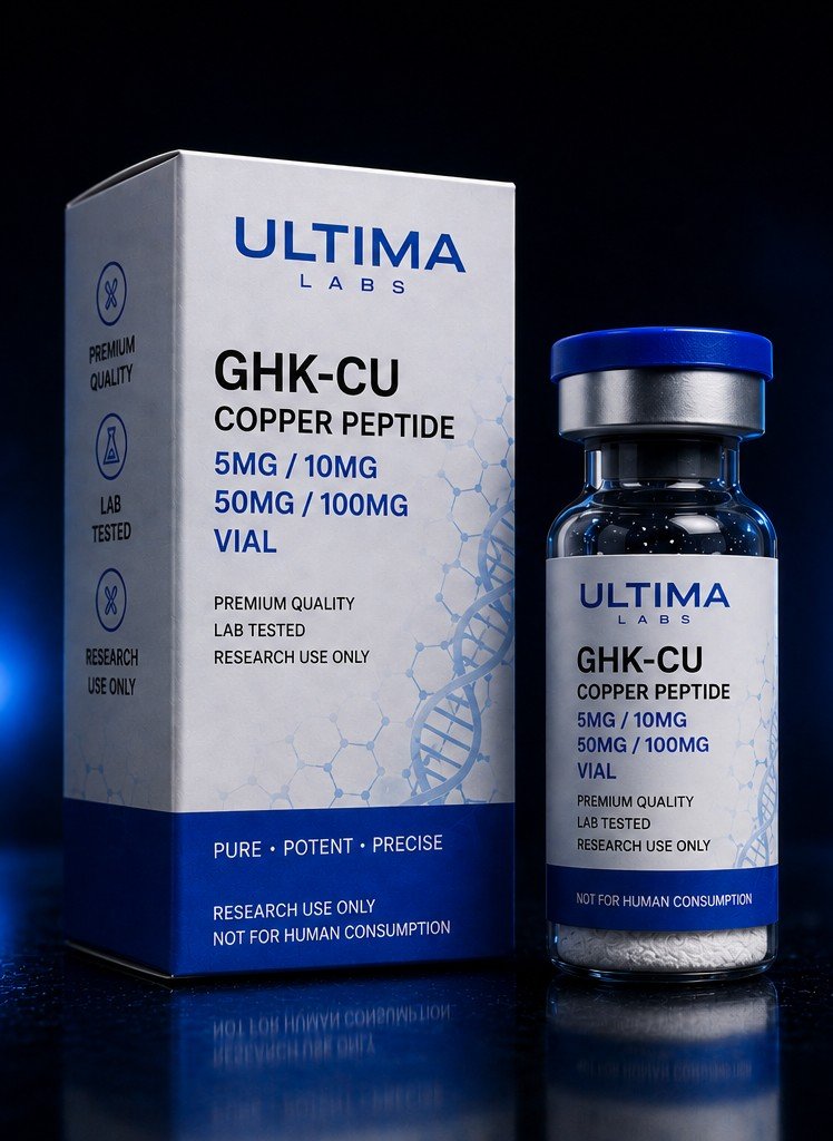 GHK-CU COPPER PEPTIDE 5MG/10MG/50MG/100MG VIAL