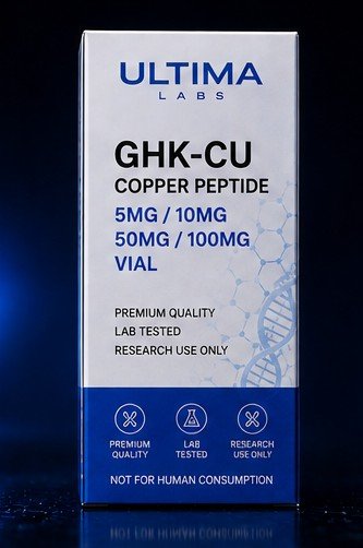 GHK-CU Copper Peptide | 50MG Research Vial | Ultima Labs - Image 2