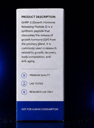 GHRP-2 PEPTIDE (GROWTH HORMONE RELEASING PEPTIDE 2) 10MG VIAL - Image 3