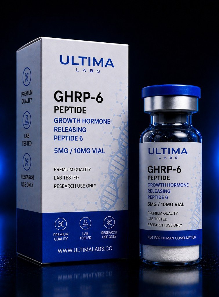 GHRP-6 PEPTIDE (GROWTH HORMONE RELEASING PEPTIDE 6) 5MG/10MG VIAL