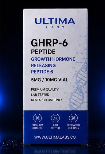 GHRP-6 PEPTIDE (GROWTH HORMONE RELEASING PEPTIDE 6) 5MG/10MG VIAL - Image 2
