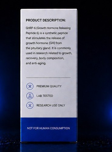 GHRP-6 PEPTIDE (GROWTH HORMONE RELEASING PEPTIDE 6) 5MG/10MG VIAL - Image 4
