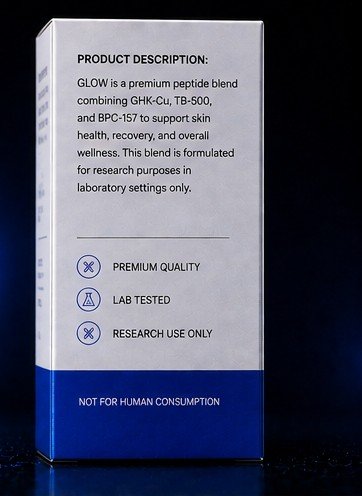 GLOW Blend Peptide - GHK-CU / TB-500 / BPC157 - Image 4