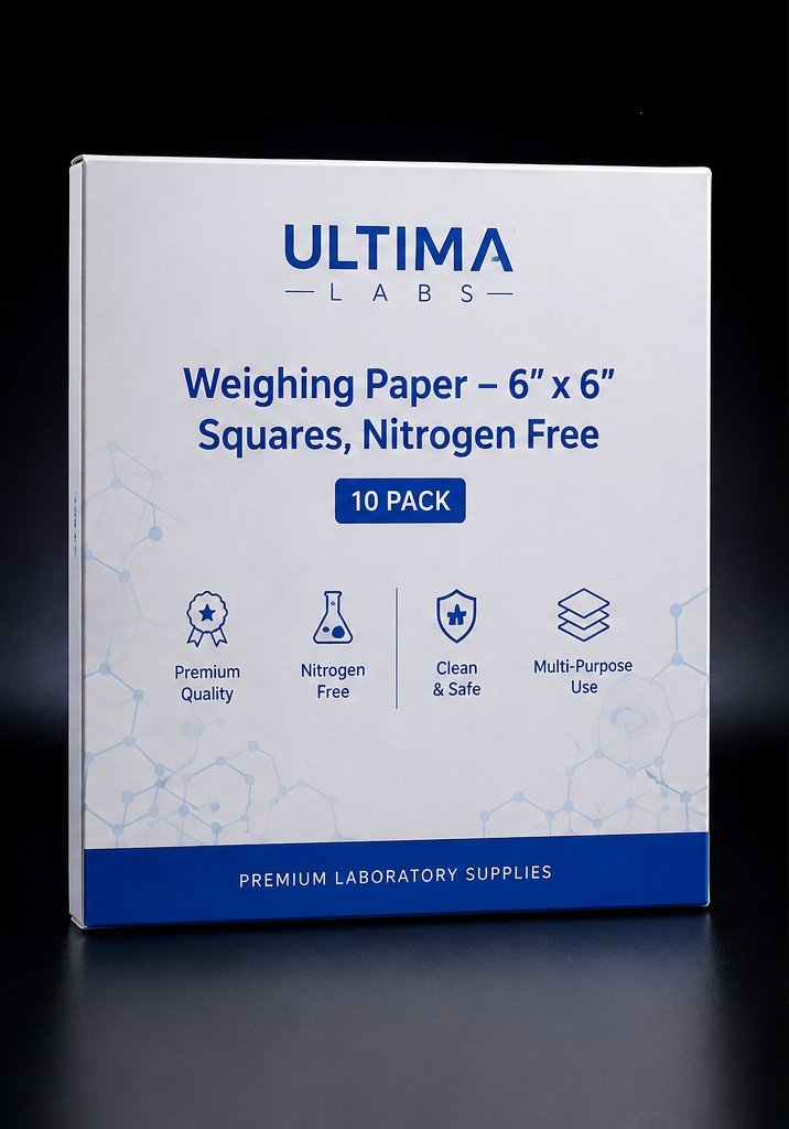 nitrogen free weighing paper 6x6 10 Pack | 6x6 Squares | Ultimaa