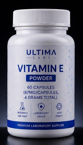 VITAMIN E POWDER (60 CAPSULES) (67MG/CAPSULES, 4 GRAMS TOTAL) - Image 2