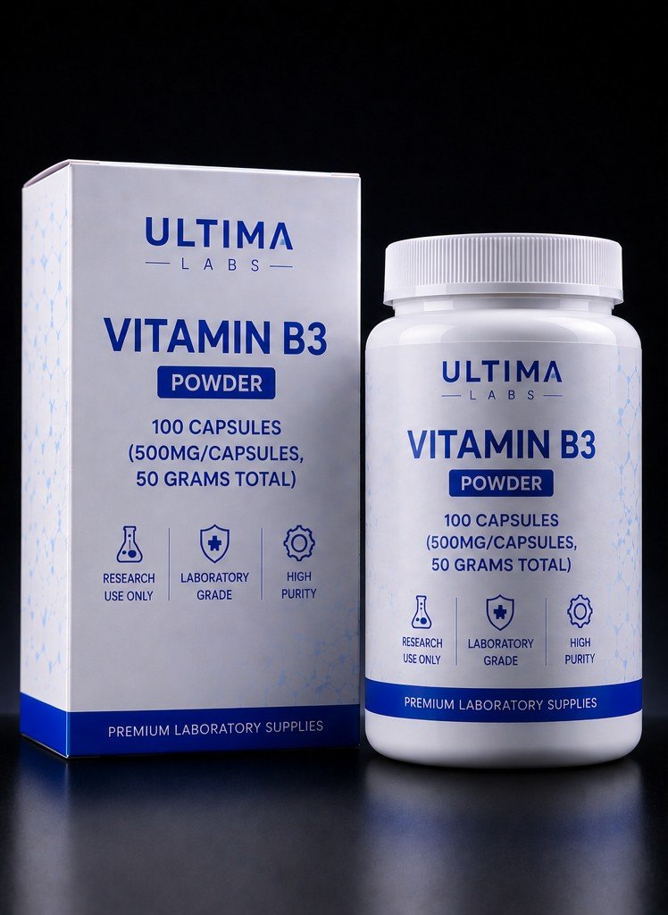 VITAMIN B3 POWDER (100 CAPSULES) (500MG/CAPSULES, 50 GRAMS TOTAL)