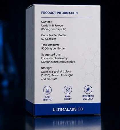 UROLITHIN B POWDER (60 CAPSULES) (150MG/CAPSULE, 9000MG TOTAL) - Image 3