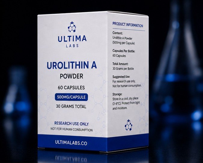 UROLITHIN A POWDER (60 CAPSULES) (500MG/CAPSULE, 30 GRAMS TOTAL) - Image 2
