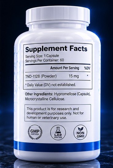 TND-1128 POWDER (60 CAPSULES) (15MG/CAPSULE, 900MG TOTAL) - Image 3