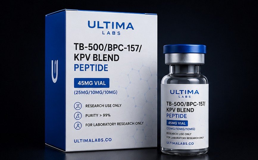 TB-500/BPC-157/KPV BLEND PEPTIDE (25MG/10MG/10MG) 45MG VIAL