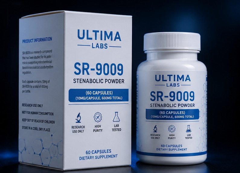 SR-9009 STENABOLIC POWDER (60 CAPSULES) (10MG/CAPSULE, 600MG TOTAL) - Image 2