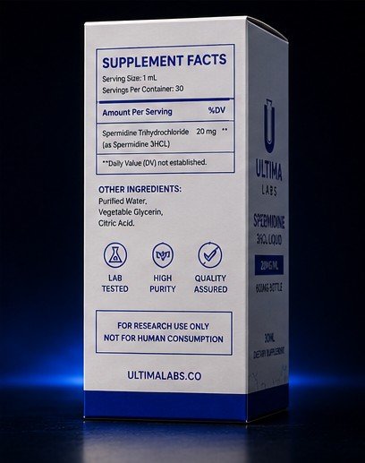 SPERMIDINE 3HCL 30ML LIQUID (20MG/ML, 600MG BOTTLE) - Image 5