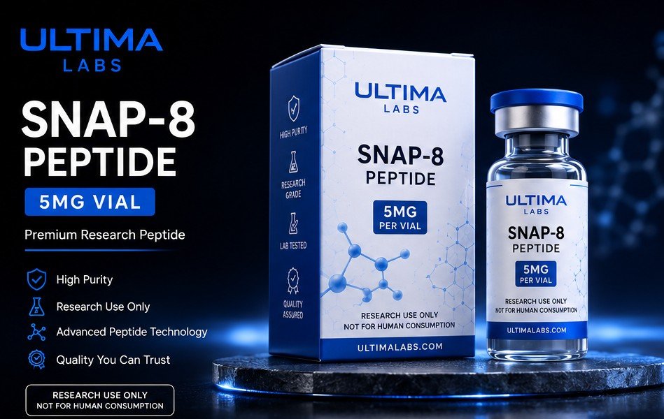 SNAP-8 Peptide 5MG | Acetyl Octapeptide-3 Anti-Wrinkle -