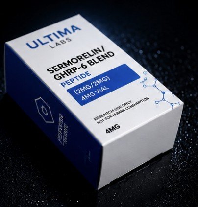 SERMORELIN/GHRP-6 BLEND PEPTIDE (2MG/2MG) 4MG VIAL - Image 4