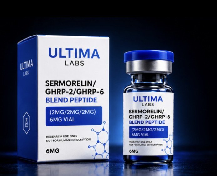 SERMORELIN/GHRP-2/GHRP-6 BLEND PEPTIDE (2MG/2MG/2MG) 6MG VIAL