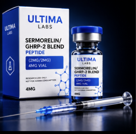 SERMORELIN/GHRP-2 BLEND PEPTIDE (2MG/2MG) 4MG VIAL - Image 5