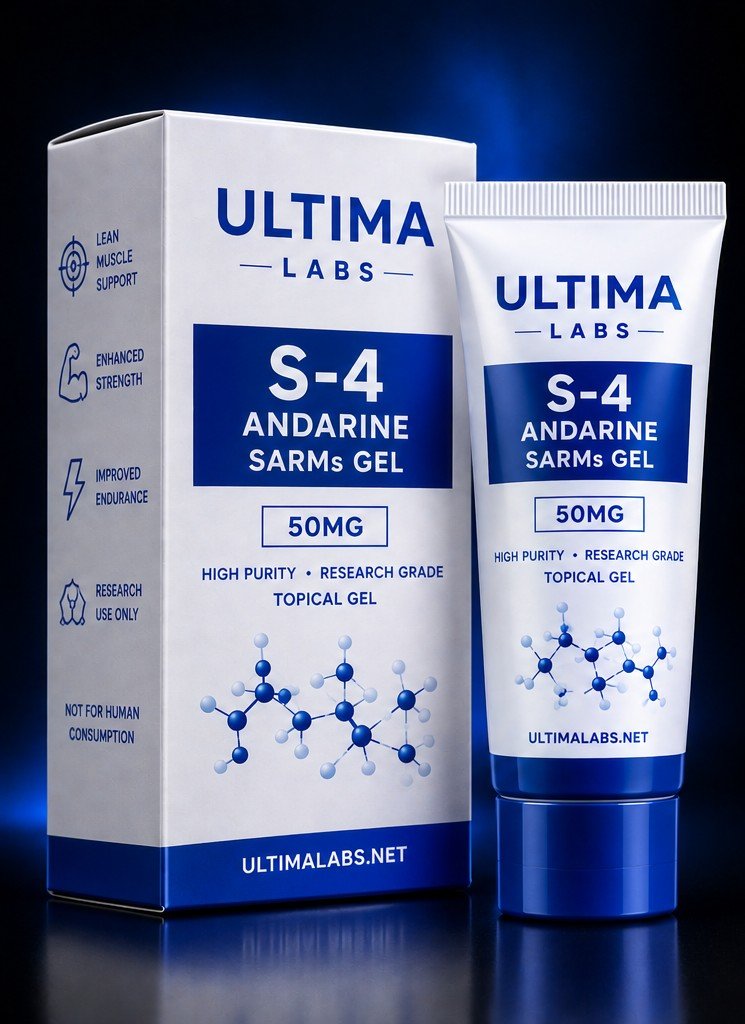 S-4 Andarine SARMs Gel 50MG (Packs of 5, 10 or 30)