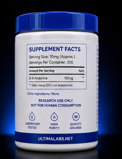 S-4 ANDARINE SARM POWDER 2000MG / 2 GRAMS - Image 3