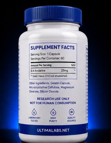S-4 ANDARINE SARM POWDER (60 CAPSULES) (25MG/CAPSULE, 1500MG TOTAL) - Image 3