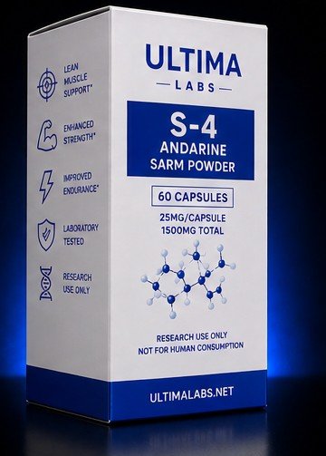 S-4 ANDARINE SARM POWDER (60 CAPSULES) (25MG/CAPSULE, 1500MG TOTAL) - Image 4
