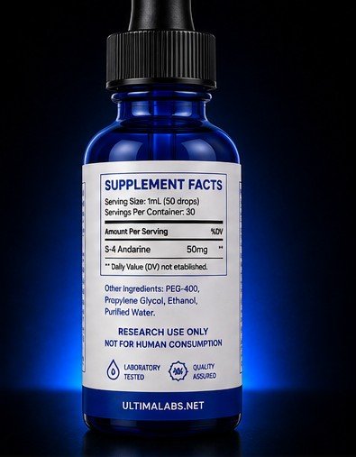 S-4 ANDARINE SARM - 50MG/ML - 30ML/60ML BOTTLE - Image 3