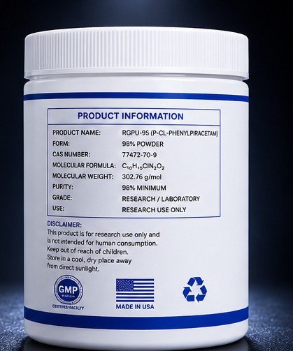 RGPU-95 (P-CL-PHENYLPIRACETAM) 98% POWDER - Image 2
