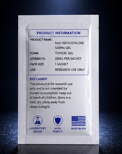 RAD-150 Sustalone SARMs Gel 20MG (Packs of 5, 10 or 30) - Image 3