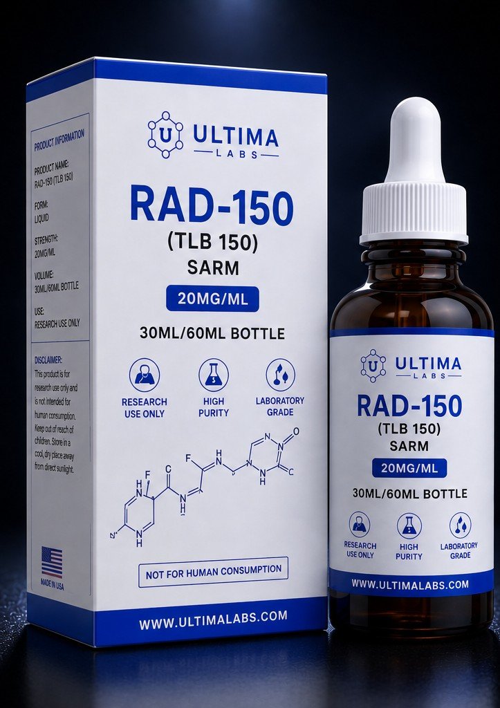 Buy RAD-150 TLB 150 SARM online - 20MG per ML liquid bottle at Ultimaa Labs