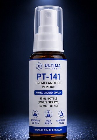 PT-141 Bremelanotide Peptide 40mg Liquid Spray 15ml Bottle - Image 2