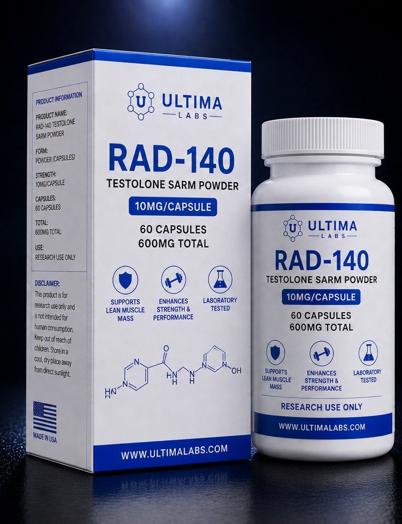 RAD-140 TESTOLONE SARM POWDER (60 CAPSULES) (10MG/CAPSULE, 600MG TOTAL)